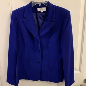Royal blue Le Suit blazer, size 8